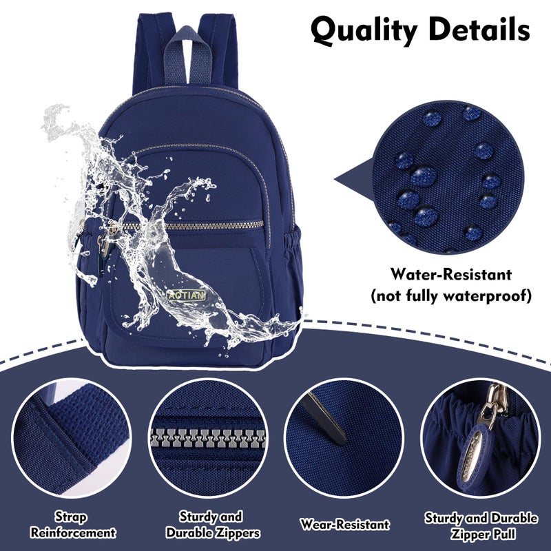 AOTIAN Mini Nylon Women Backpacks Casual Lightweight Small Daypack for Girls - Image 5